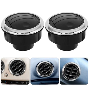 2 Pcs RV Air Conditioning Outlet Louvered Dash Exhaust Grille Vent - Picture 1 of 12