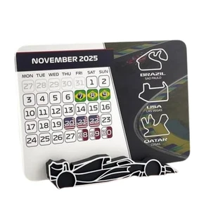 Calendario de Papel de Carreras Calendario de Escritorio Decoración del Hog6600 - Bild 1 von 6