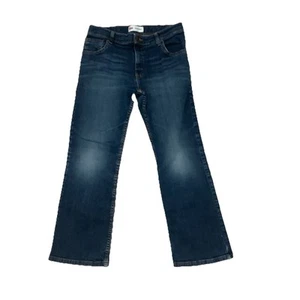 Wrangler Boys Classic Bootcut Jeans Size 14 Husky - Adjustable Waist -25” Inseam - Picture 1 of 15
