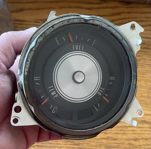 70-72 Olds Cutlass 442 Rally Pack Gauge Cluster Fuel Temp and Oil Original OEM - Picture 1 of 5
