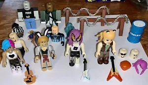 Lot of 25+ Roblox Items: Guy Figures, Punk Rockers, Instruments Construction etc - Picture 1 of 7