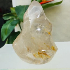 628 g natürliche rauchgelbe Feuerquarz Kristall Fackel Mineral Probe Heilung - Bild 1 von 12