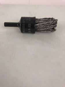 Osborn Edelstahl geknotete Endbürste 3/4" OD 1/4" Schaft USA - Bild 1 von 2