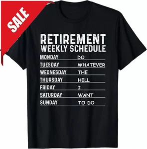 Funny Retirement Gift For Men Women Cool Retired Retiree Gift Unisex T-Shirt - Picture 1 of 14