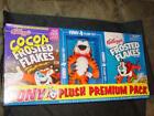 Special Kellogg's Pack  Frosted Flakes & Cocoa Frosted Flakes W/Tony Tiger Plush