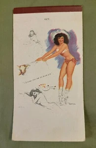 Blocco note calendario pin-up Thompson 1953 - Rope 'Em - Vintage - Foto 1 di 4