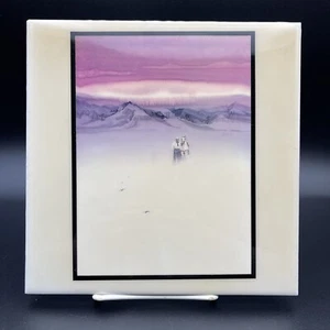 michael atkinson USA tile art New Mexico western Magenta 7 3/4” tile - Picture 1 of 12