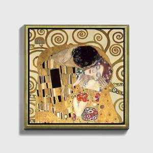 Stampa su Carta, Tela, Quadro o Cornice Gustav Klimt The Kiss (detail II) - Imagen 1 de 9