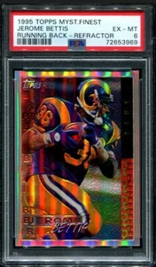 PSA 6 EX MINT 1995 TOPPS MYSTERY FINEST JEROME BETTIS REFRACTOR RAMS 53969 DB174 - Bild 1 von 1