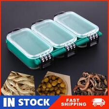 Plastic Bait Box Double Sided Fishing Tackle Boxes Waterproof for Angling Lovers