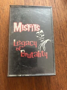 The Misfits -Legacy Of Brutality Cassette, Vintage, 80s, Punk, Goth - Picture 1 of 4