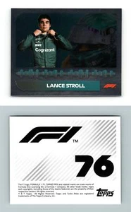 Lance Stroll #76 Formula 1 Season 2021 Topps Foil Sticker - Picture 1 of 1