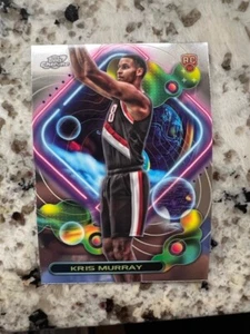 2023-24 TOPPS CHROME COSMIC ROOKIE CARD PORTLAND TRAILBLAZERS KRIS MURRAY #170 - Picture 1 of 1