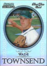 2005 Bowman Sterling Tampa Bay Devil Rays Baseball Card #WT Wade Townsend Rookie