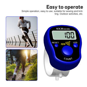 Mini Rechargeable Digital LCD Electronic Finger Ring Hand Tally Counter Digital