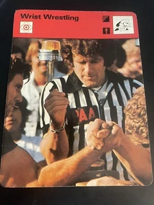 1977-79 Sportscasters Series 57 Lausanne Wrist Wrestling #57-15 - Picture 1 of 2