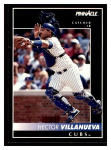 1992 Pinnacle #419 HECTOR VILLANUEVA Chicago Cubs