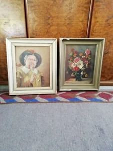 2x Ölgemälde alt mit rahmen - Bild 1 von 20