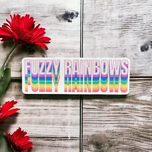 Fuzzy Rainbows Retro Billy Strings BMFS Sticker Slap 1.4" x 4.1" Matte Finish - Picture 1 of 1