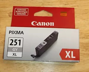 Canon CLI-251XL GY (6452B001) Gray Ink Cartridge - Picture 1 of 1