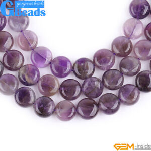 Amethyst Natural Gemstone Oval Beads For Jewelry Making Free Shipping Strand 15"