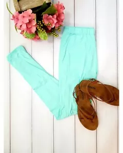 Simply Soft Everyday Butter Soft Full Length Leggings in Mint - Picture 1 of 2