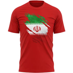 Camiseta bandera rasgada de Irán fútbol regalos de Navidad para él partidarios para hombre - Imagen 1 de 9