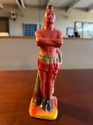 Vintage 1930’s Chalkware Native American Indian Chief Statue Carnival Prize 16"