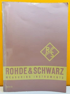 Rohde & Schwarz 1972/73 Measuring Instruments Catalog. - Picture 1 of 1