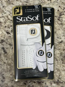 (2) FJ Foot Joy StaSof Women's Large RH Golf Gloves For LH Golfer Two Gloves!!! - Picture 1 of 2