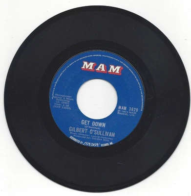 GILBERT O'SULLVAN, "GET DOWN" - Image 1 of 2