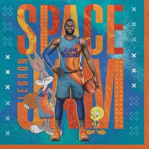 Space Jam 2 Basketball Looney Tunes Kids Birthday Party Paper Luncheon Napkins - Picture 1 of 1