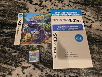 Pokemon Mystery Dungeon Explorers of Time (Nintendo DS) Authentic Game & Manuals - Image 1 of 4