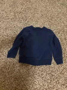 Primary Sweatshirt 18-24 Monate dunkelblau Langarm Druckknöpfe Baumwollmischung Freizeit - Bild 1 von 3