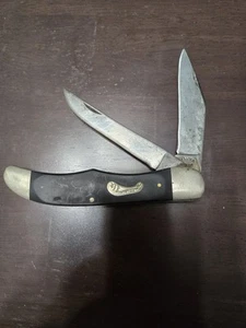 Vintage FRONTIER IMPERIAL USA 4624 2 BLADE FOLDING Hunter - Picture 1 of 6