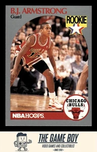 1990-91 Hoops #60 B.J. Armstrong Chicago Bulls RC - Picture 1 of 2