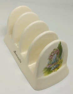 Estante para tostadas vintage BOSCASTLE de cerámica hecho en Inglaterra - Imagen 1 de 5