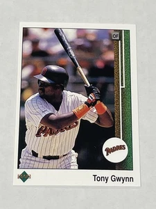 1989 Upper Deck Baseball #384 - Tony Gwynn - San Diego Padres - Picture 1 of 2