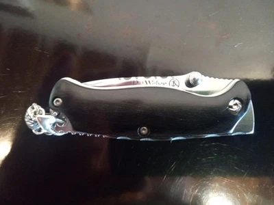 R. WEBER, Rare Vintage CUSTOM, 1 of 1, 5.25'' (open) PocketKnife w/2.25'' ATS-34 - Image 1 of 4