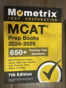 MCAT Prep Books 2024-2025 - 650 Practice Test Questions, MCAT Secre - VERY GOOD - Picture 1 of 1