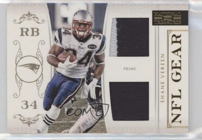 2011 Playoff National Treasures NFL Gear Combos Prime /49 Shane Vereen Rookie RC - Image 1 of 2