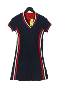 Tommy Hilfiger Women's Midi Dress S Blue 100% Cotton T-Shirt Dress - Picture 1 of 6