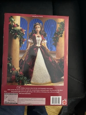 Muñeca Barbie Holiday Princess Belle Disney La Bella y la Bestia 16710 Nueva en Caja 1997 Foto 1 de 2