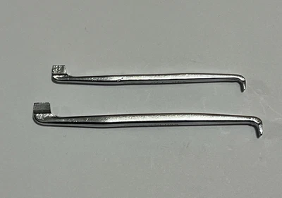 Snap On 复古 020 030 偏移螺丝刀套装 2 件套 平开槽尖 铬 很好 — 第 1/4 张图片