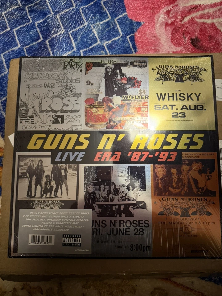 GUNS N' ROSES Live Era '87 - '93 4LP Picture Disc Vinyl LTD /500 - Image 1 of 1