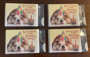 American Greetings Birthday Boy Invitations Bulldog DOG - 32 Invites Party NEW! - Picture 1 of 7