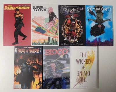 Lote de novelas gráficas de bolsillo comercial Skyward, Super Market, Blood, House of Horrors Foto 1 de 2