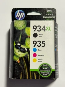 Genuine HP 934XL Black 935 Color 4PK Ink Cartridges OfficeJet Expired 11/2018 - Picture 1 of 4