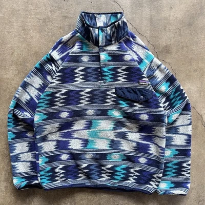 Suéter Patagonia Synchilla Para Hombre Pequeño Neopali Dhoti Maratón Azul Suroeste Foto 1 de 4