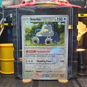 Snorlax 151 Reverse Holo Pokémon TCG 143/165 Scarlet & Violet Uncommon - Picture 1 of 6